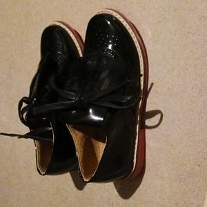 Zara, girls, black/tan/pink, shoes, size 13